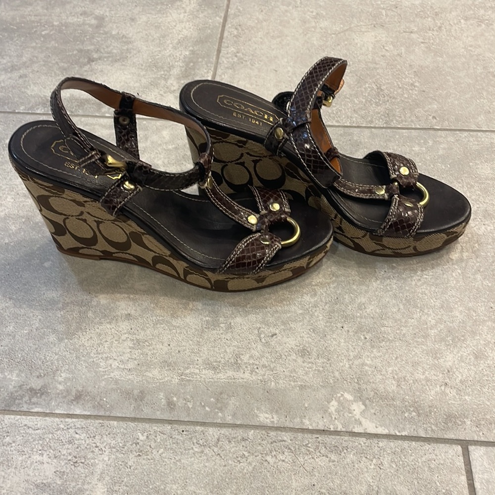 Coach Wedges - Picture 3 of 6